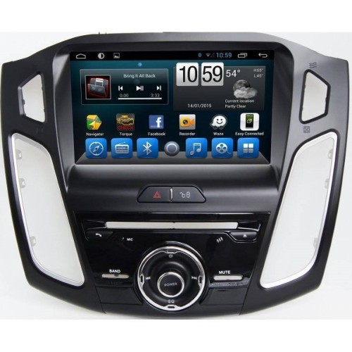 Штатная магнитола CarMedia KR-9004-T8 для Ford Focus 2012+ на Android 9.0