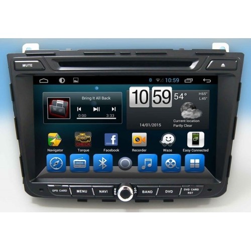 Штатная магнитола CarMedia KR-8138-T8 Hyundai Creta 2016-2018 на Android 9.0