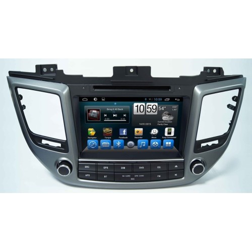 Штатная магнитола CarMedia KR-8101-T8 Hyundai Tucson III 2015-2017 на Android 9.0