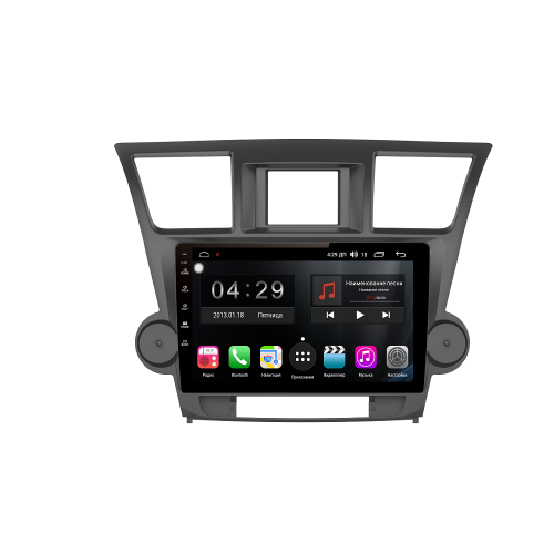 Магнитола Farcar RG035R (S300) для Toyota Highlander (U40) 2007-2013 на Android 9.0