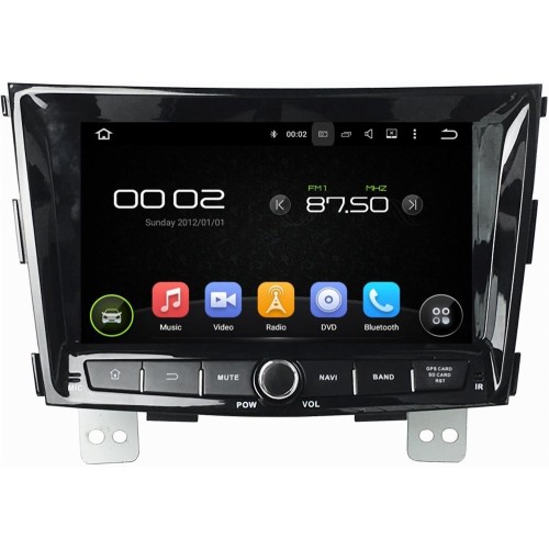 Штатная магнитола CarMedia KD-8116-P6 для SsangYong Tivoli, XLV 2015-2025 на Android 10.0