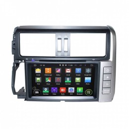 CarMedia KD-8015-P5 для Toyota Land Cruiser Prado 150 2009-2013 серебро на Android 9.0