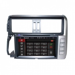 CarMedia KD-8015-P5 для Toyota Land Cruiser Prado 150 2009-2013 серебро на Android 9.0