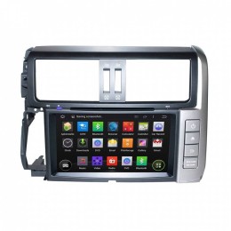 CarMedia KD-8015-P5 для Toyota Land Cruiser Prado 150 2009-2013 серебро на Android 9.0