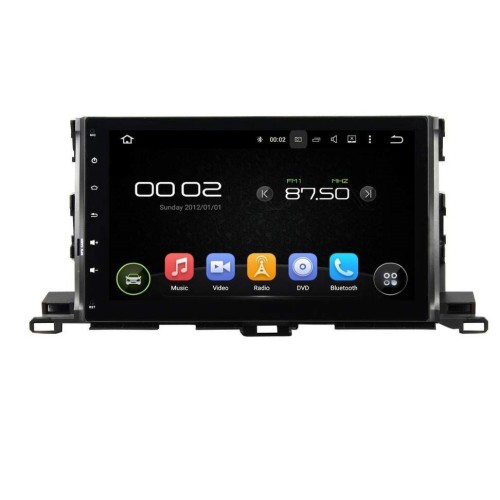 Штатная магнитола CarMedia KD-1036-P5 для Toyota Highlander 2014+ U50 на Android 9.0
