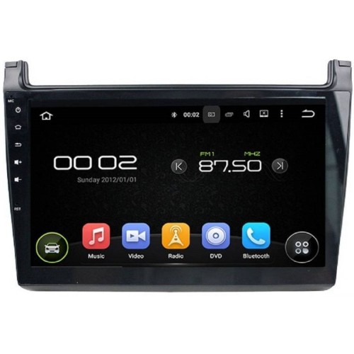 Штатная магнитола CarMedia KD-1019-P5 для Volkswagen Polo на Android 9.0