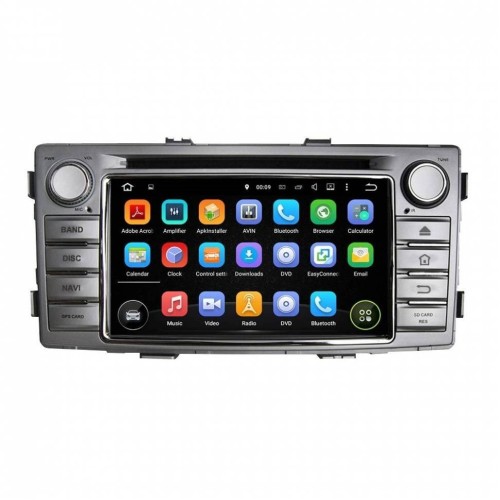 Штатная магнитола CarMedia KD-6230-P5-32 для Toyota Hilux VII, Fortuner I 2011-2017 на Android 10.0