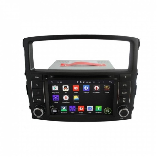 Штатная магнитола CarMedia KD-7054-P5 для Mitsubishi Pajero IV 2006-2015 (V97/V93) на Android 9.0