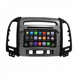 CarMedia KD-7021-P5 для Hyundai Santa Fe 2006-2010 (3 отверстия под кнопки) на Android 9.0