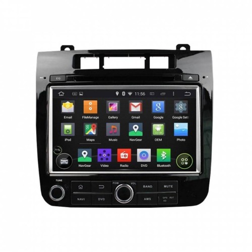 Штатная магнитола CarMedia KD-8009-P5-4G для Volkswagen Touareg (2011-2014) на Android 10.0