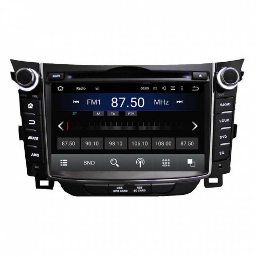 Штатная магнитола CarMedia KD-7028-P5-32 для Hyundai i30 2012+ на Android 10.0