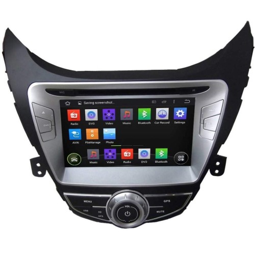 Штатная магнитола CarMedia KD-8028-P5 для Hyundai Elantra 2011-2012 на Android 9.0