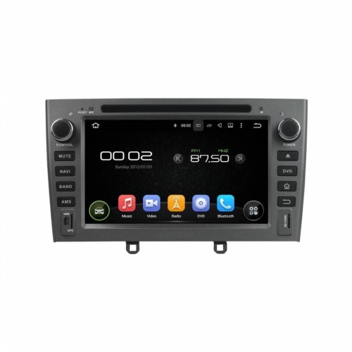 Штатная магнитола CarMedia KD-7604-g-P5 для Peugeot 308 I, 408, RCZ I 2010-2017 серый на Android 9.0
