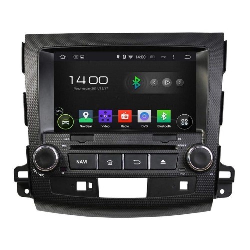 Штатная магнитола CarMedia KD-8063-P6 для Mitsubishi Outlander XL 2006-2012 на Android 9.0