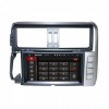 Штатная магнитола CarMedia KD-8015-P6 для Toyota Land Cruiser Prado 150 2009-2013 серебро на Android 9.0