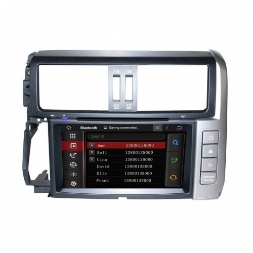 Штатная магнитола CarMedia KD-8015-P6 для Toyota Land Cruiser Prado 150 2009-2013 серебро на Android 9.0