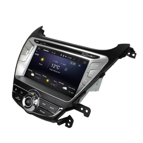 Штатная магнитола CarMedia KD-8054-P6 для Hyundai Elantra 2013+ на Android 9.0