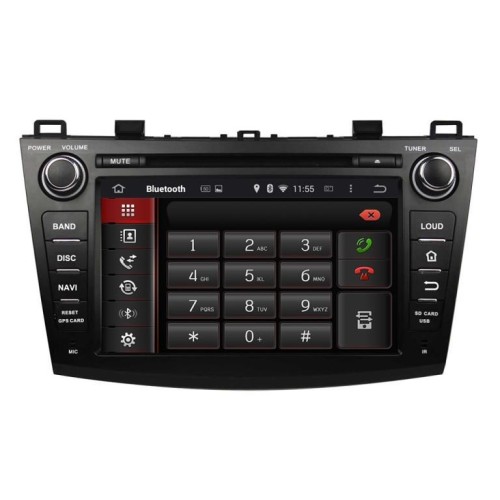 Штатная магнитола CarMedia KD-8003-P6 для Mazda 3 2009-2013 (BL) на Android 10.0