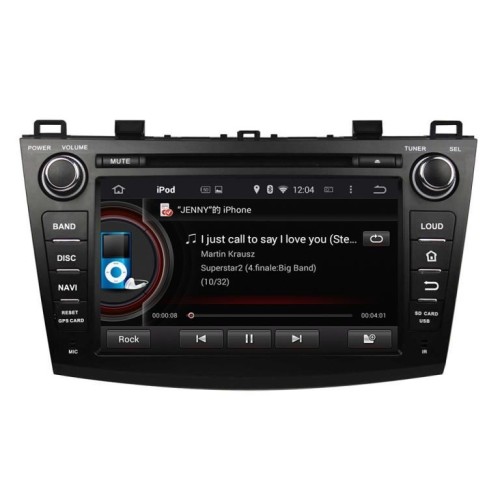 Штатная магнитола CarMedia KD-8003-P6 для Mazda 3 2009-2013 (BL) на Android 10.0
