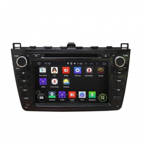 Штатная магнитола CarMedia KD-8001-P6-b для Mazda 6 (2007-2012) черный на Android 9.0