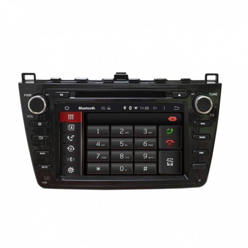 Штатная магнитола CarMedia KD-8001-P6-b для Mazda 6 (2007-2012) черный на Android 9.0