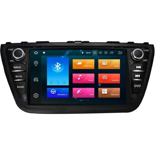 Штатная магнитола CarMedia KD-8073-P6 для Suzuki SX4 2013+ на Android 9.0