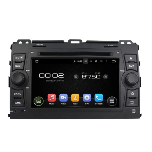 Штатная магнитола CarMedia KD-7027-P6 для Toyota Land Cruiser Prado 120 2002-2009 на Android 10.0