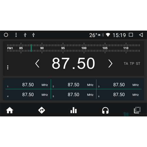 Штатная магнитола Parafar для Mitsubishi ASX, Lancer, Outlander III 2013-2020, Pajero на Android 7.1.2 (PF230K)