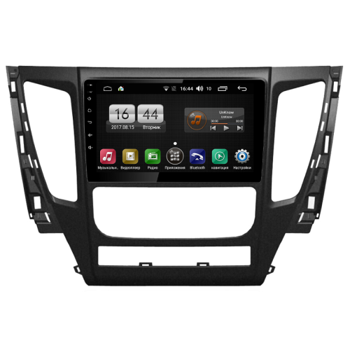 Магнитола FARCAR LX1181R (S195)IPS для Mitsubishi Pajero Sport III 2015-2021 на Android 8.1