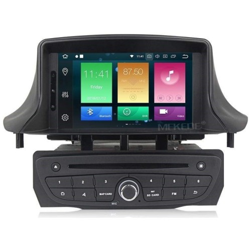Штатная магнитола CarMedia MKD-R709-P6-8 для Renault Megane III, Fluence I 2009-2016 на Android 10.0