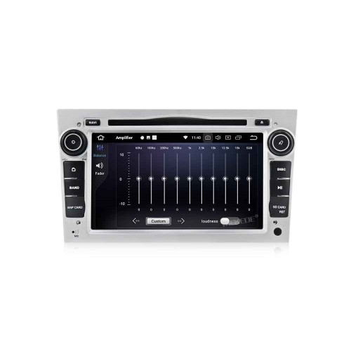 Штатная магнитола CarMedia MKD-7408-P6-s Opel Astra, Antara, Zafira, Vectra, Corsa (серебро)