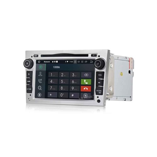 Штатная магнитола CarMedia MKD-7408-P6-s Opel Astra, Antara, Zafira, Vectra, Corsa (серебро)
