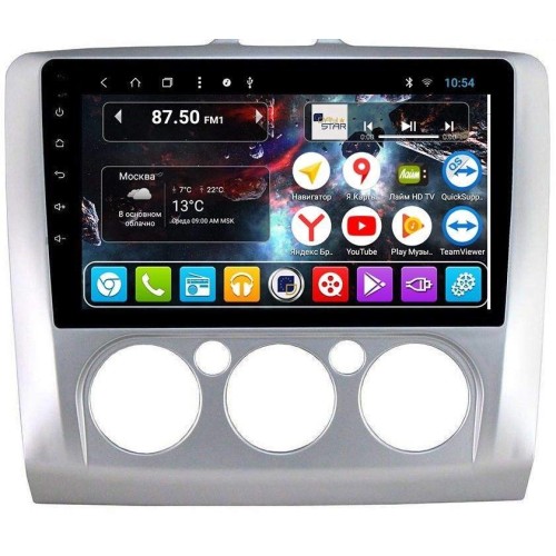 Штатная магнитола DayStar DS-7012HB для Ford Focus 2 (2008-2011) (кондиционер) на Android 9.0