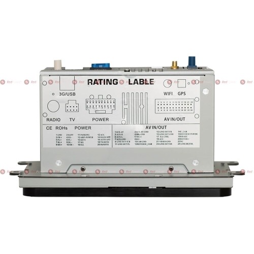 Штатная магнитола Redpower 51003 IPS DSP для Ford Focus II, C-MAX 2007-2010, Galaxy 2007-2015, Mondeo 2006-2014 (серый) на Android 8.1