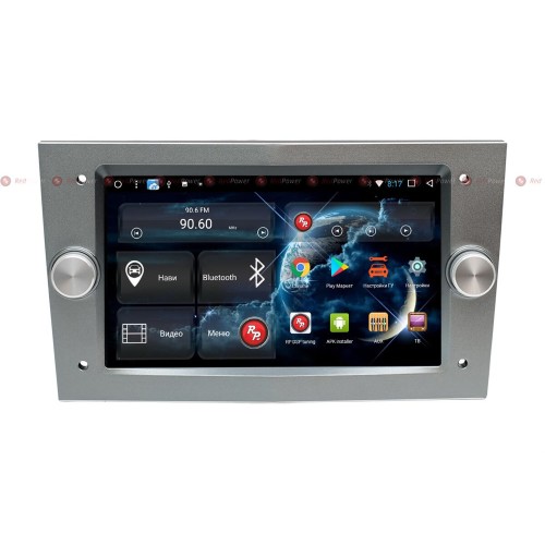 Штатная магнитола Redpower 51019 IPS DSP для Opel Astra H (тёмно-серый) на Android 8.1