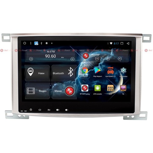 Штатная магнитола Redpower 51383 IPS для Toyota Land Cruiser 100 2005-2007 на Android 8.1