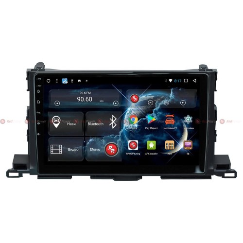 Штатная магнитола Установочный комплект 51184 R IPS DSP для Toyota Highlander (U50) 2014+ на Android 8.1