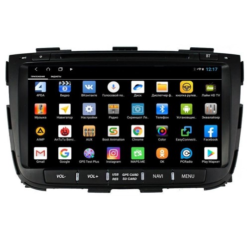Штатная магнитола Parafar для Kia Sorento II 2012-2018 на Android 12.0 (PF224XHDDVD)