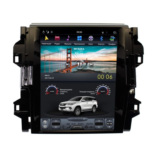 Штатная магнитола Toyota Fortuner II 2015-2025 Ksize DVA-CF3154NE-2/32