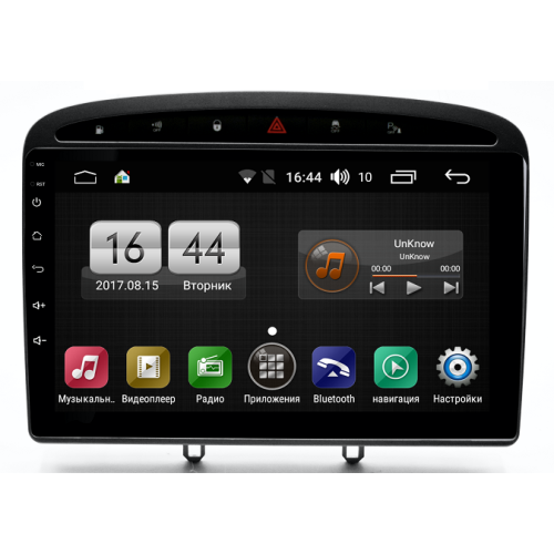 Магнитола FARCAR LX083R (S195) для Peugeot 308 I, 408, RCZ I 2007-2017 на Android 8.1