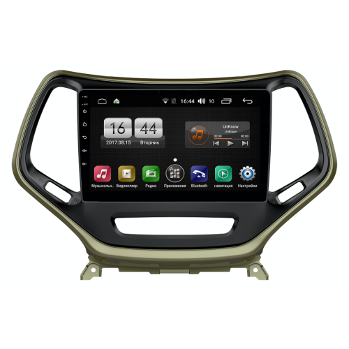 Магнитола FARCAR LX608R (S195) для Jeep Cherokee IV (WK2) 2013-2017 на Android 8.1