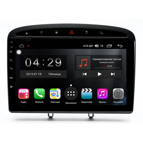 Магнитола Farcar RG083R (S300) для Peugeot 308 I, 408, RCZ I 2010-2017 на Android 9.0