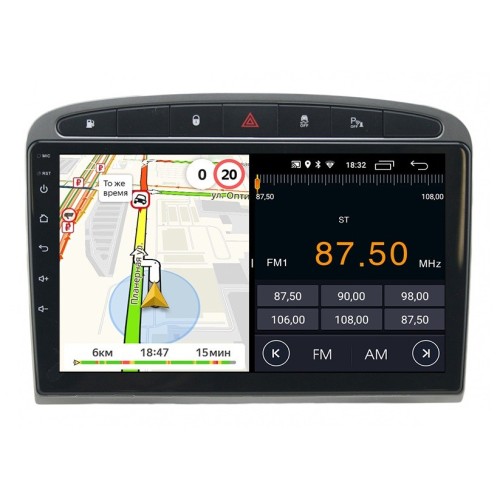 Штатная магнитола Parafar для Peugeot 308 I 2007-2015, 408 2012-2017 на Android 10.0 (PF081LTX-B)