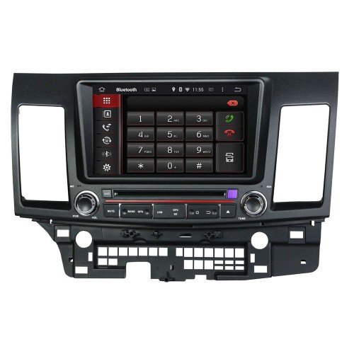 Штатная магнитола CarMedia KD-8062-P6 для Mitsubishi Lancer 2007-2019 на Android 10.0