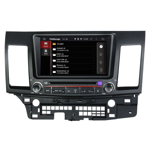 Штатная магнитола CarMedia KD-8062-P6 для Mitsubishi Lancer 2007-2019 на Android 10.0