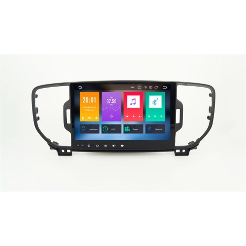Штатная магнитола CarMedia KD-9206-P6 для Kia Sportage 2016-2017 на Android 10.0