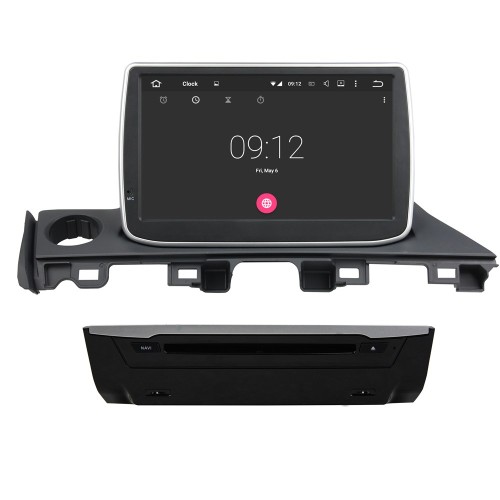 Штатная магнитола CarMedia KD-9806-P6 для Mazda 6 2015-2018 на Android 10.0
