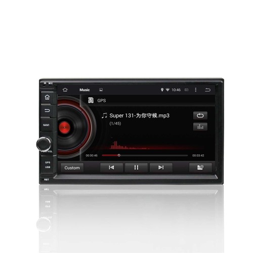 Штатная магнитола CarMedia KD-7000-P6 2DIN Универсальная на Android 9.0