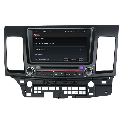 Штатная магнитола CarMedia KD-8062-P5 для Mitsubishi Lancer 2007-2019 на Android 9.0
