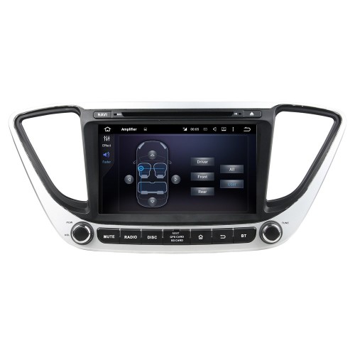 Штатная магнитола CarMedia KD-8211-P5-32 для Hyundai Solaris II 2017-2020 на Android 10.0